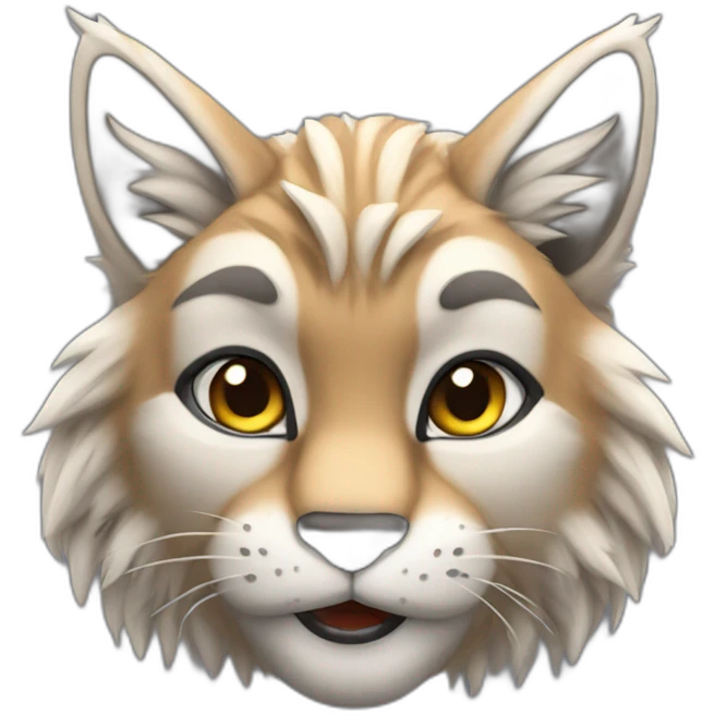 Furry lynx emoji