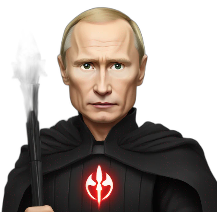 Putin as a sith lord emoji