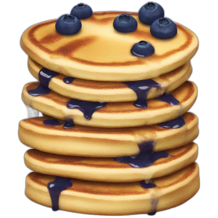 Blueberry pancakes  emoji