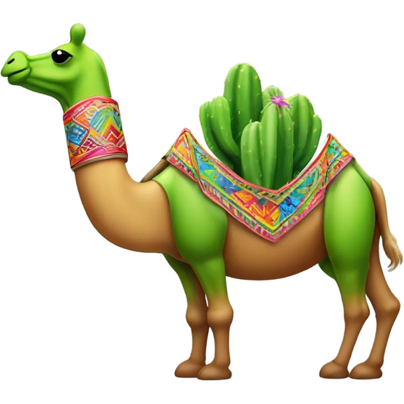 Cactus camel Energy Drink  emoji