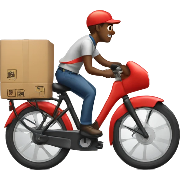 delivery boy bike emoji