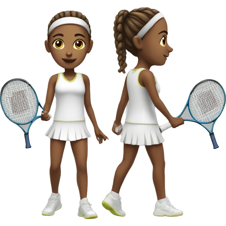 Tennis girl emoji