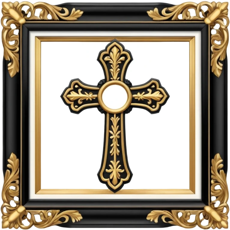 Croix a trois branches en haut emoji