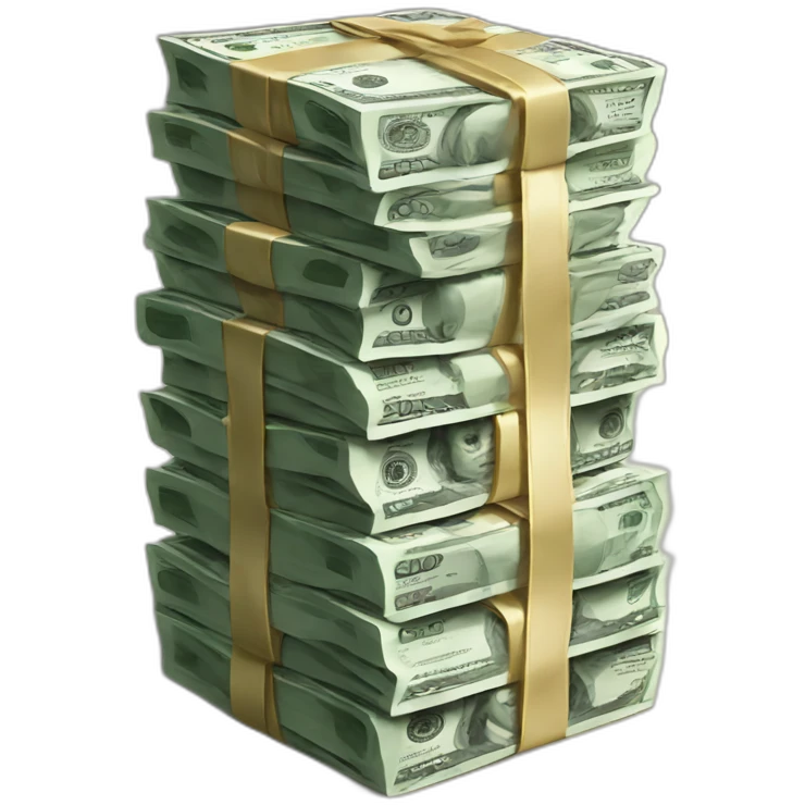 stacks of cash emoji