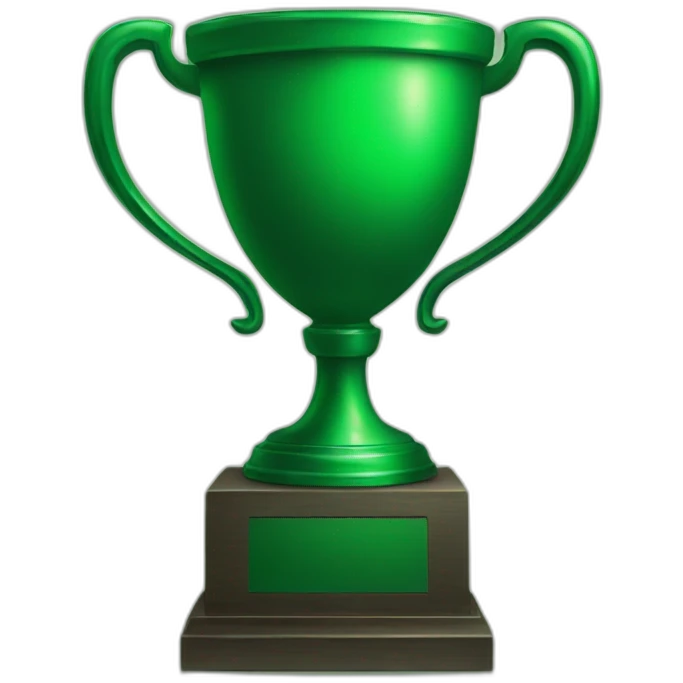 green trophy emoji