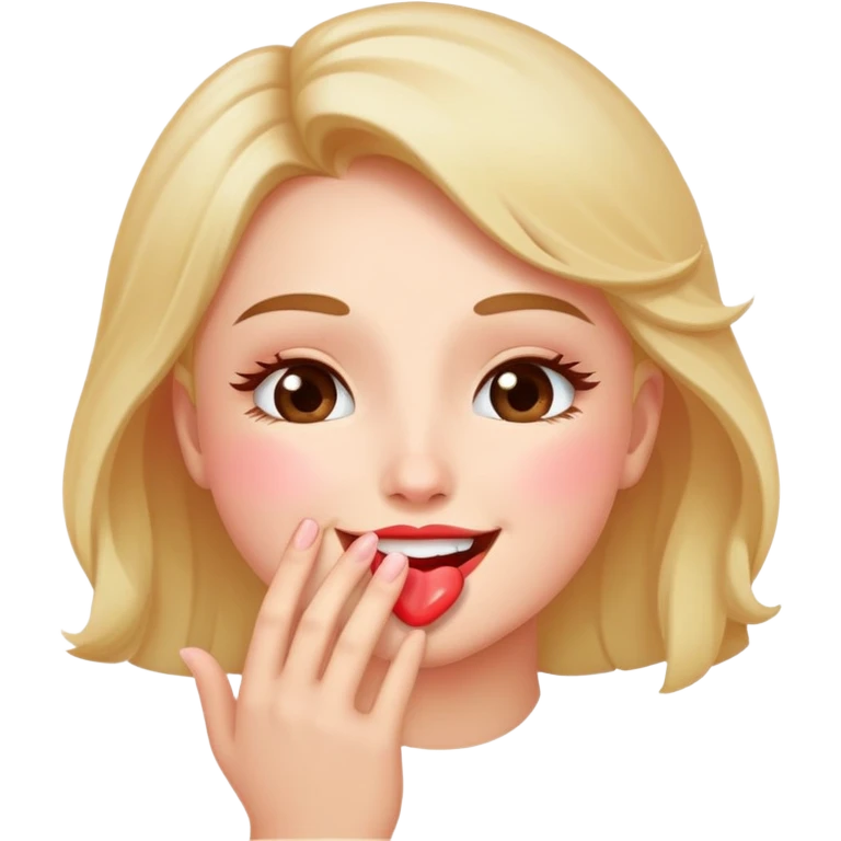 Lanzando beso emoji