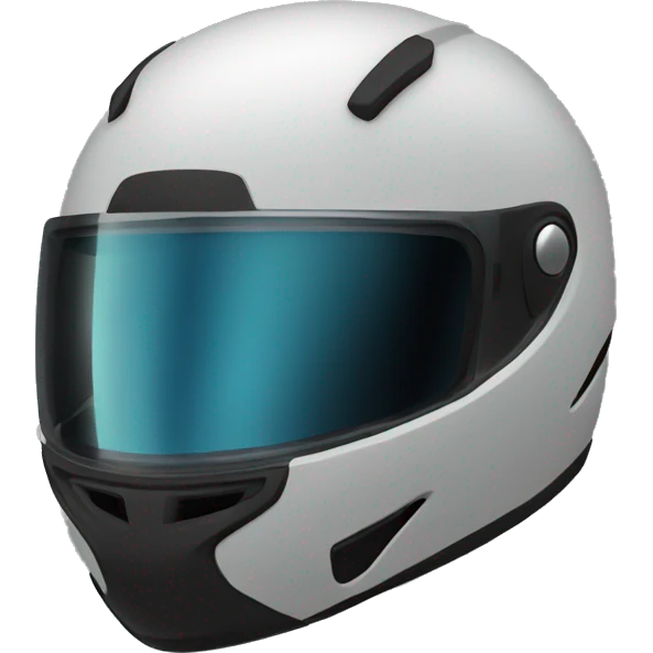 Motorcycle helmet emoji