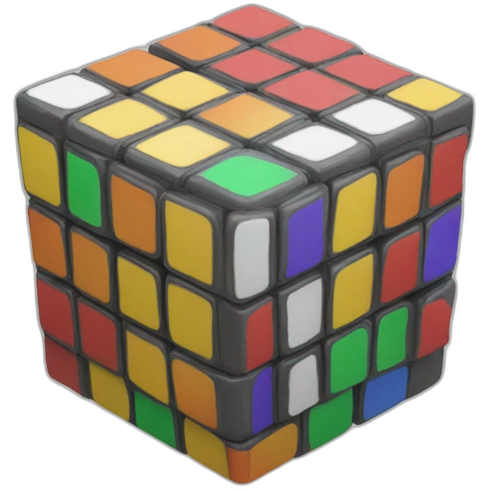 Rubiks cube emoji