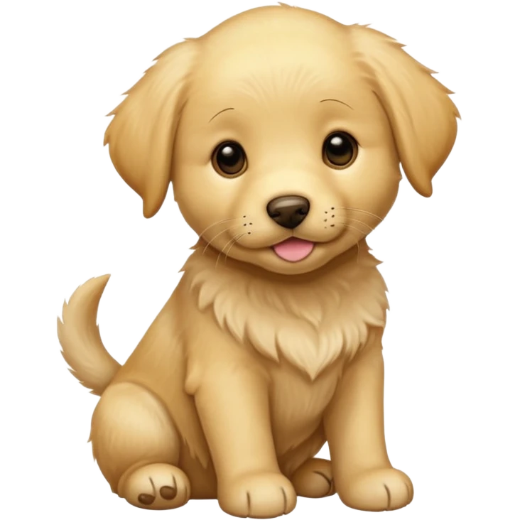 Labrador retriever puppy emoji
