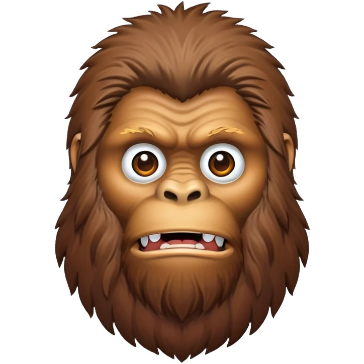 Bigfoot emoji