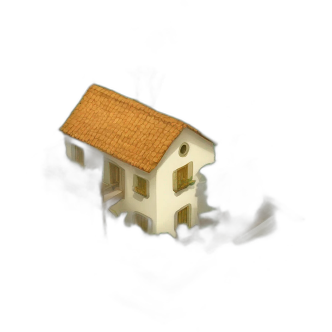 Casa de campo de una sola planta emoji