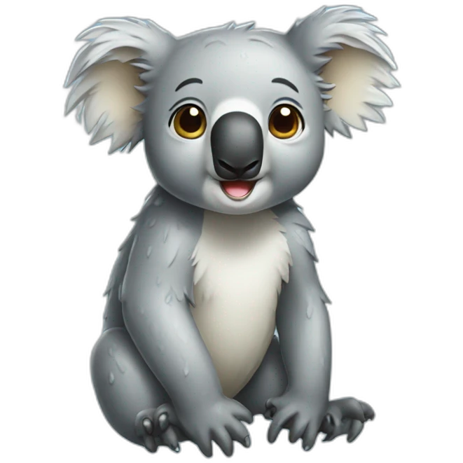 wet koala emoji