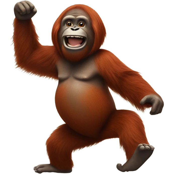 Dancing Orangutan  emoji