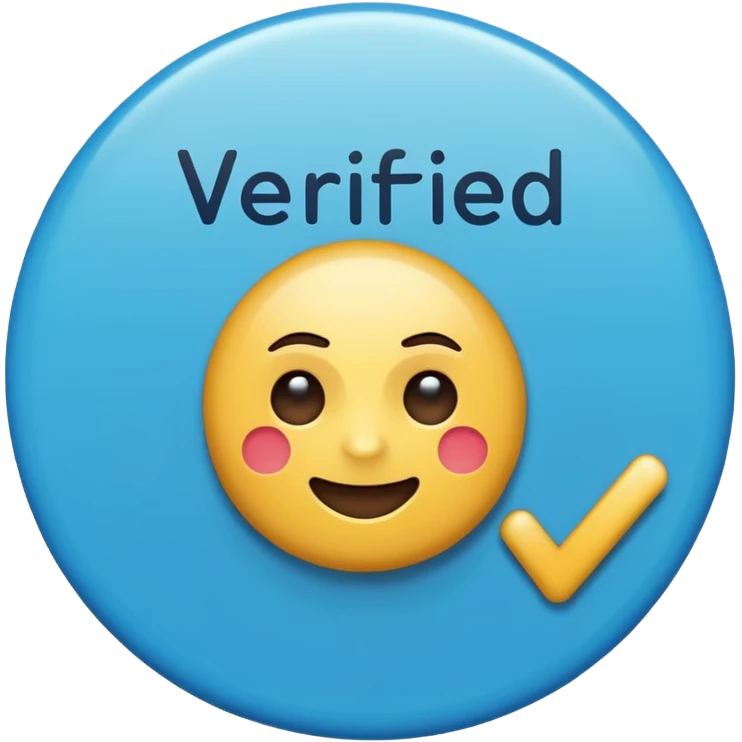 Tik Tok verify emoji  text emoji