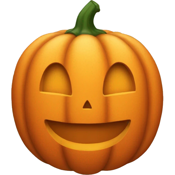 Orange pumpkin  emoji