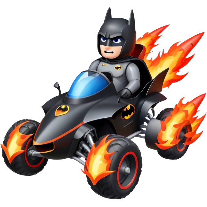 ATV QUAD batmobile rocket at take-off in fire france ! emoji