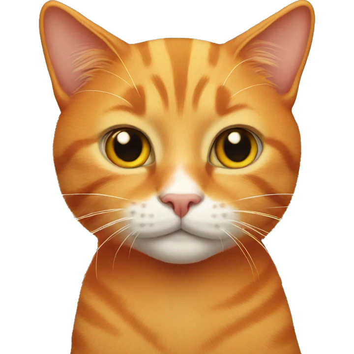 Orange cat emoji