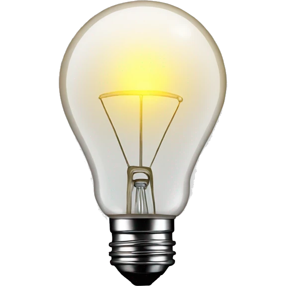 light bulb on emoji