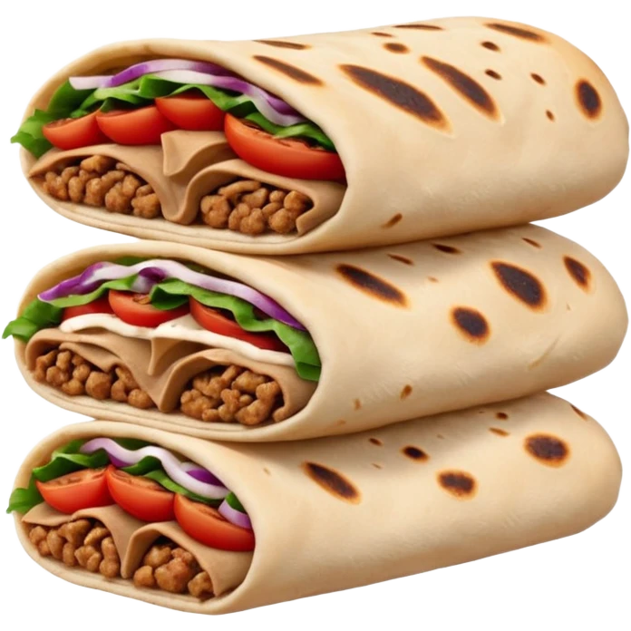 one shawarma emoji