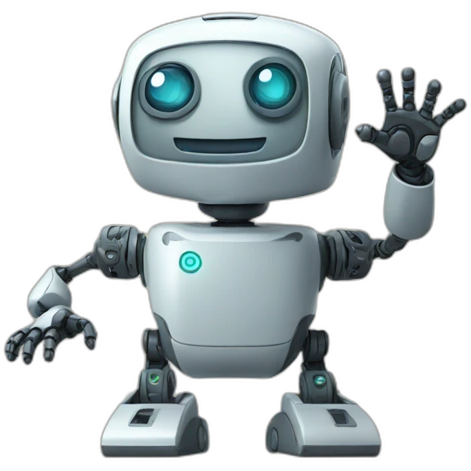 robot-waving emoji