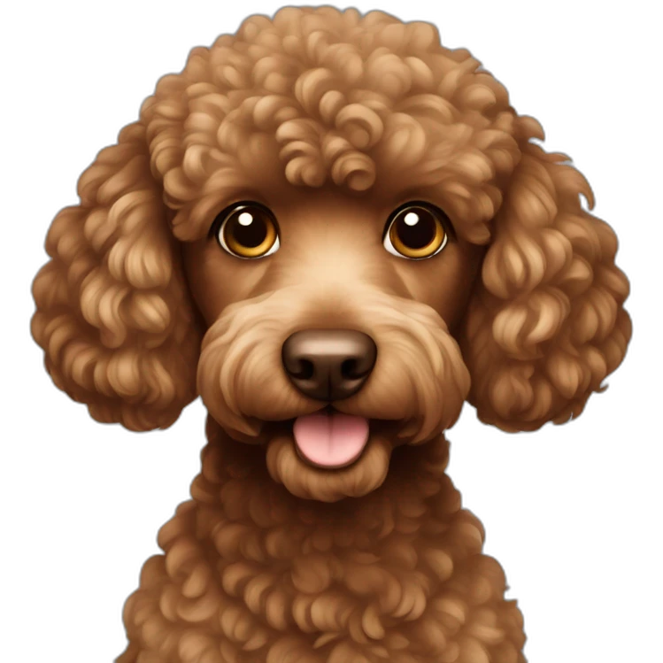 BROWN POODLE emoji