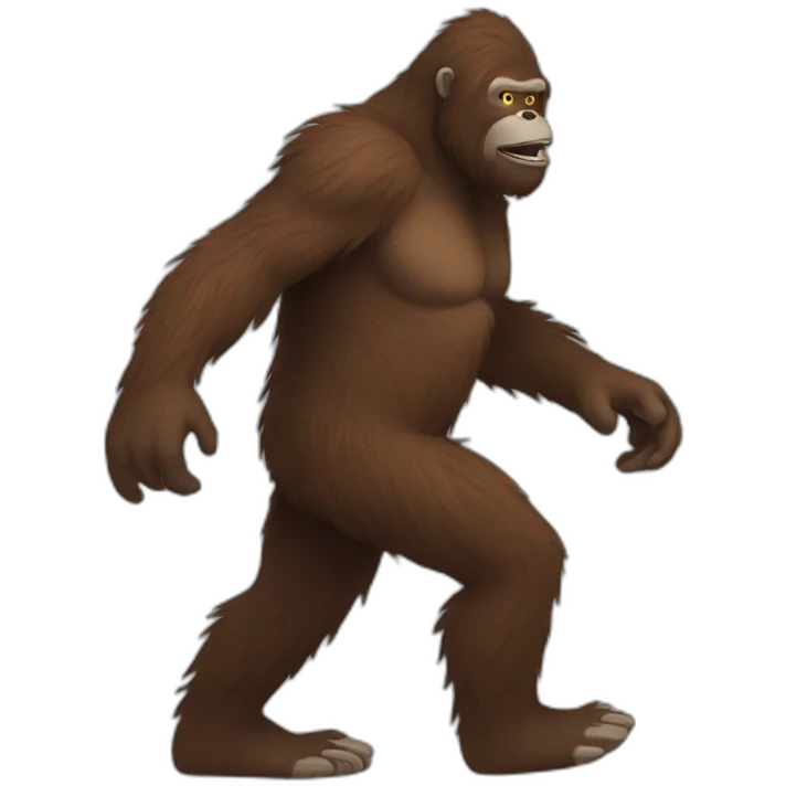 Bigfoot emoji