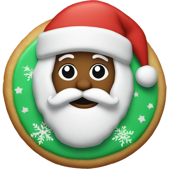 christmas cookie emoji
