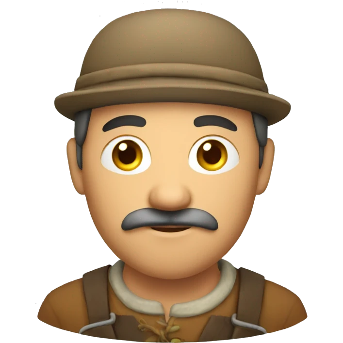 Peasant man emoji