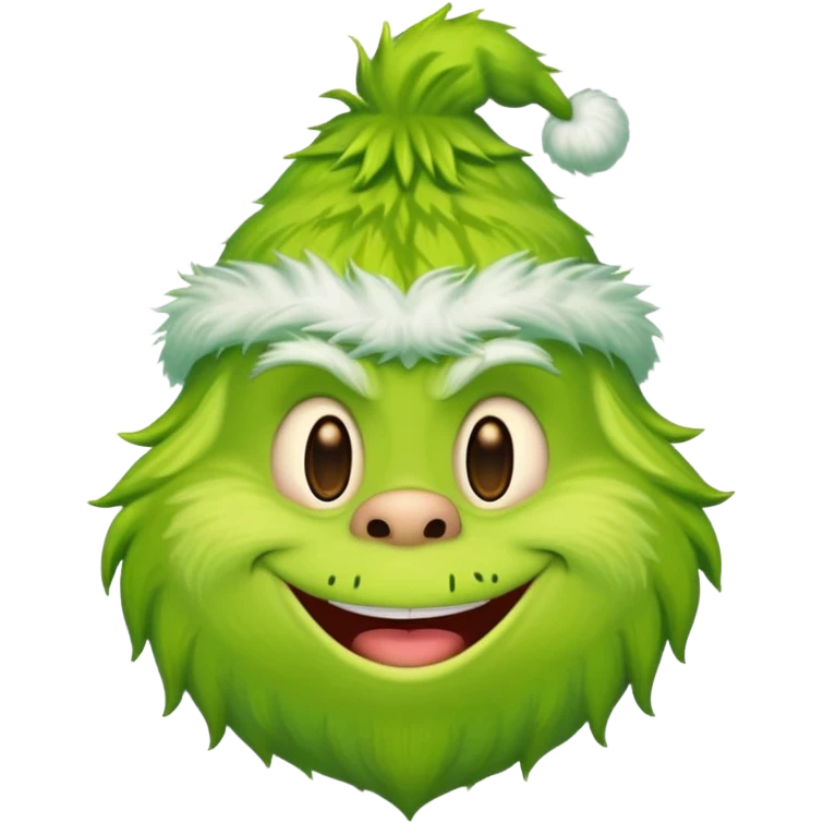 Create a emoji like grinch emoji