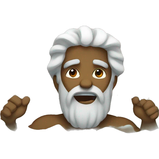 moses splits the dead sea in half emoji