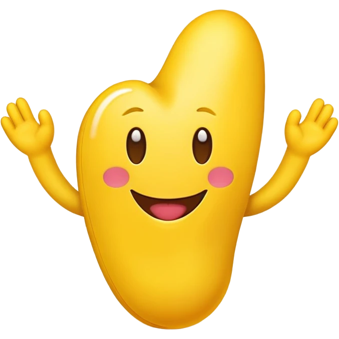 Classic yellow smile emoji, with a penis and feet emoji