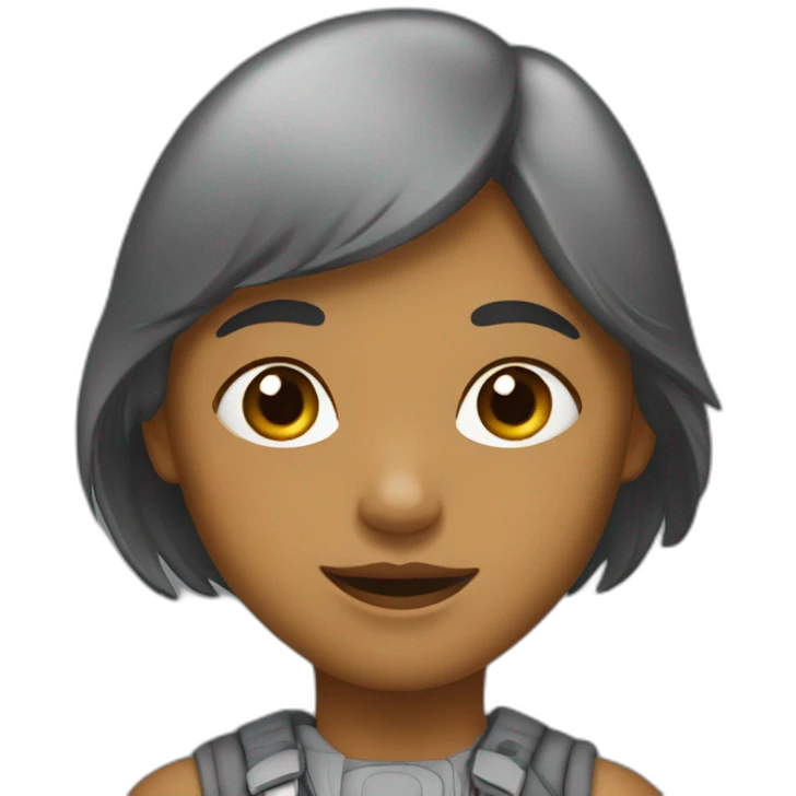 Fille aux tâches de rousseur emoji