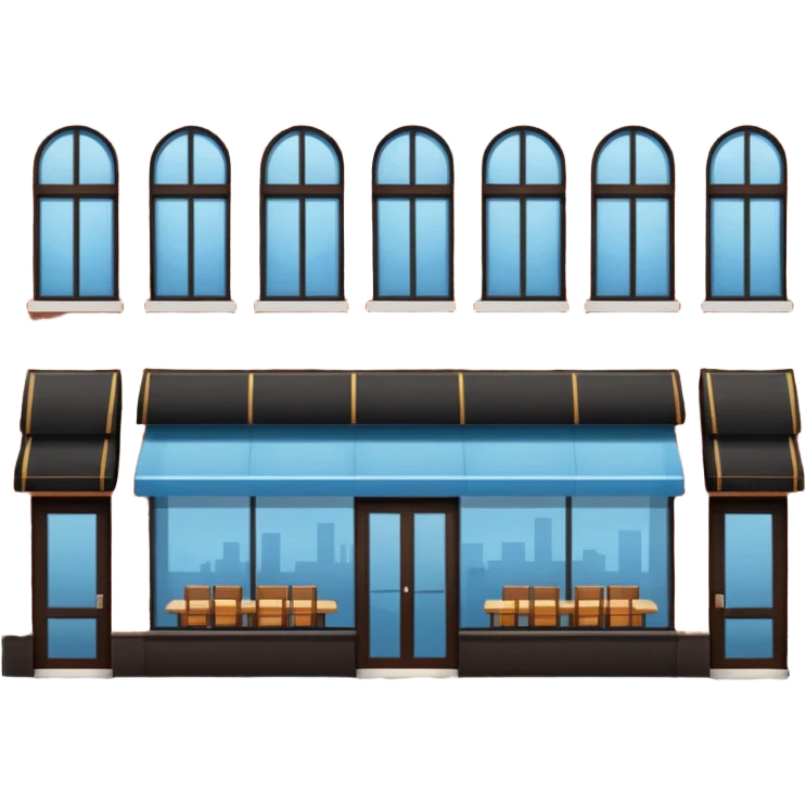 restaurant building emoji