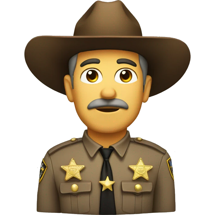 sheriff badge emoji