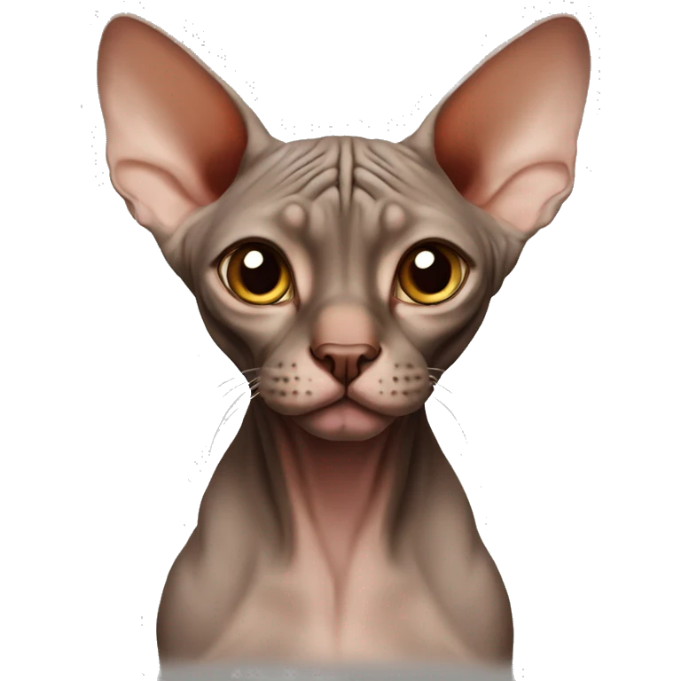Brown Sphynx  emoji
