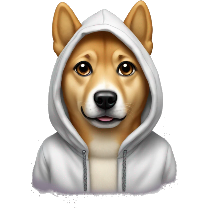 Doge with Hoodie emoji