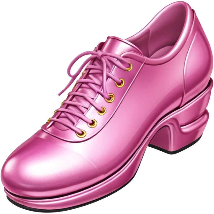 Jeff Koons style spam shoe sculpture  emoji