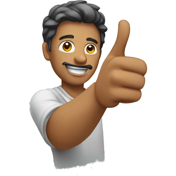 man pointing in front emoji
