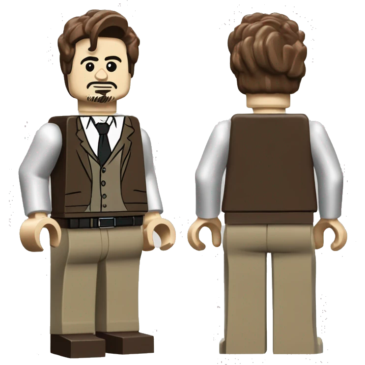 ROBERT DOWNEY JR. lego full body emoji
