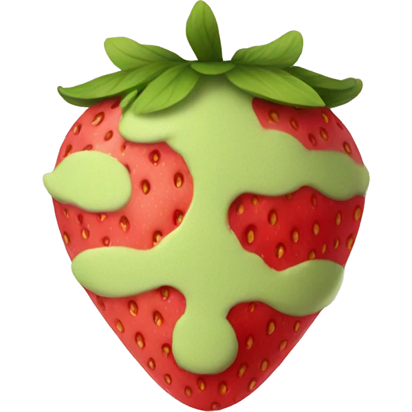 Strawberry matcha emoji