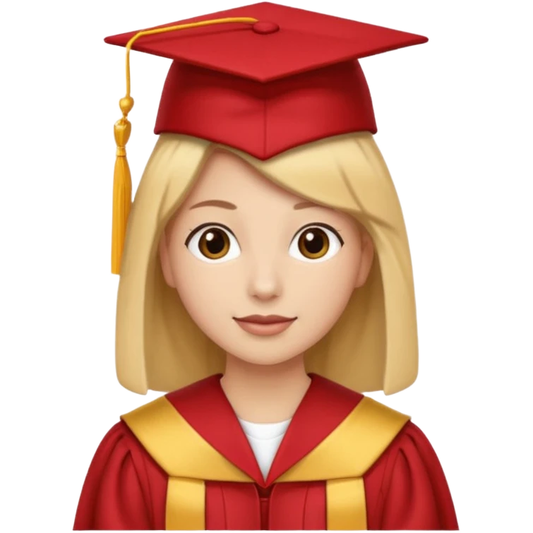 knitting hat that wear on graduation year from university emoji