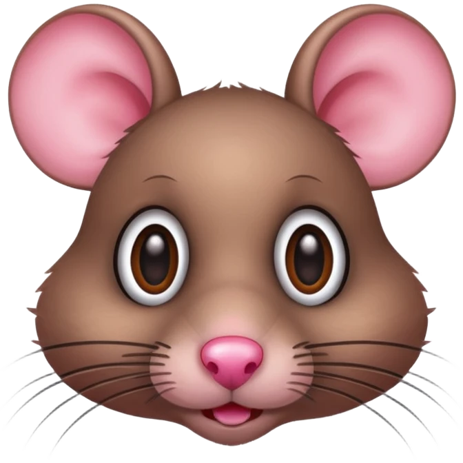 Big eyes rat emoji