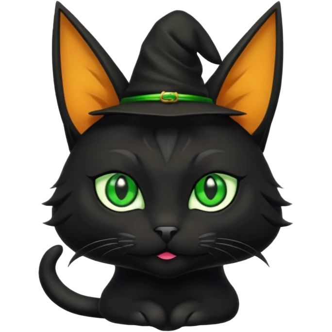 Witch cat emoji