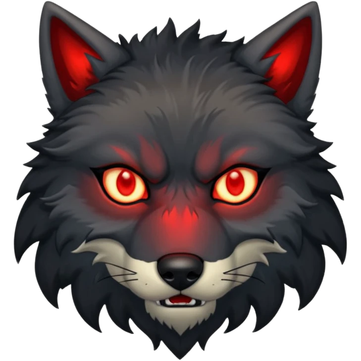 Loup des ténèbres emoji