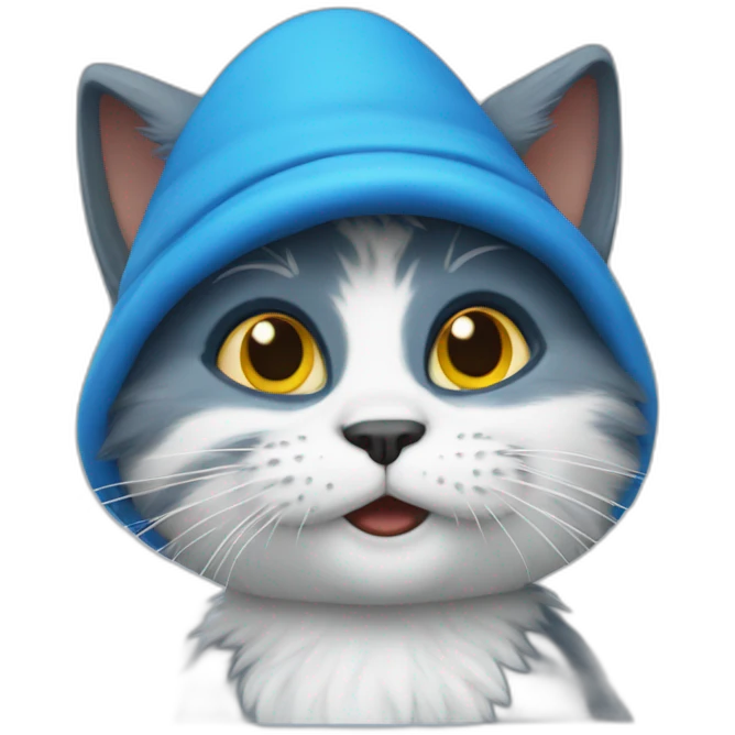 Smurf cat emoji