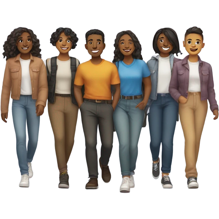 Gays walking emoji