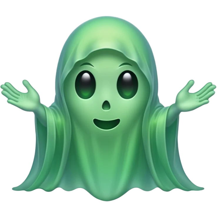 green ghost emoji
