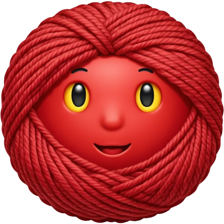 Chat avec une balle de laine  emoji