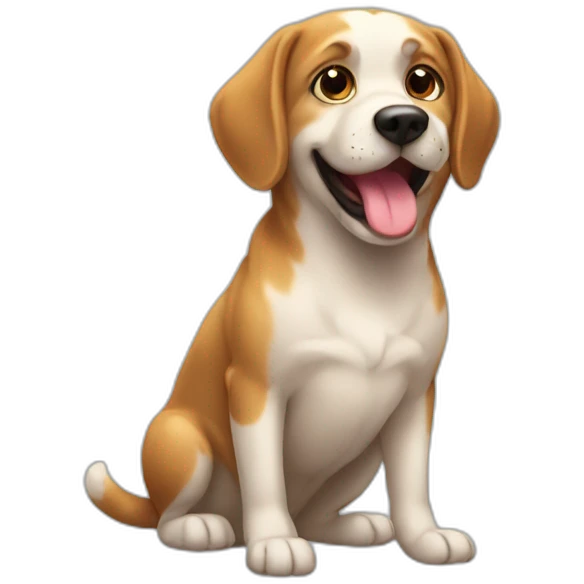 Chat chien bisous emoji