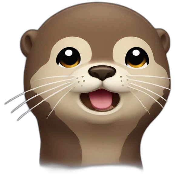 frustrated otter emote emoji